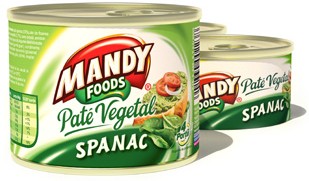 Pate vegetal Mandy - Spanac