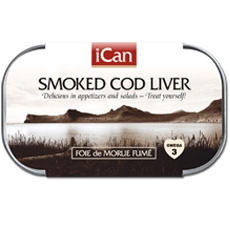 Smoked Canned Cod Liver